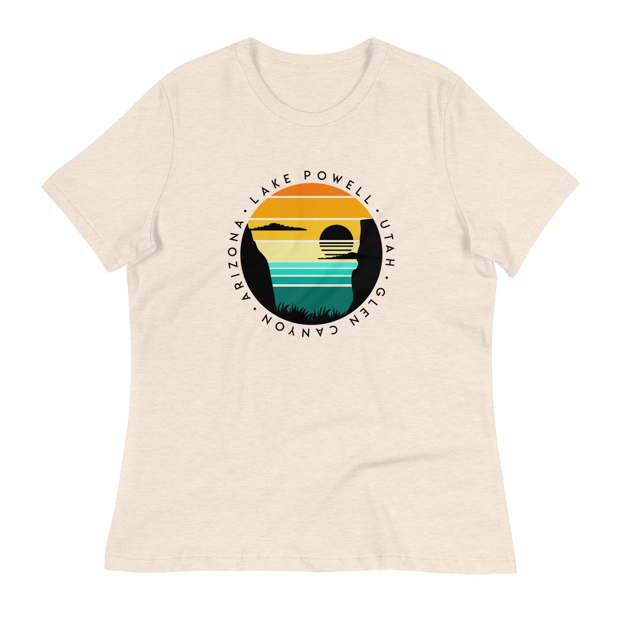 Lake Powell Women's Relaxed Sunset T-Shirt – Offline9